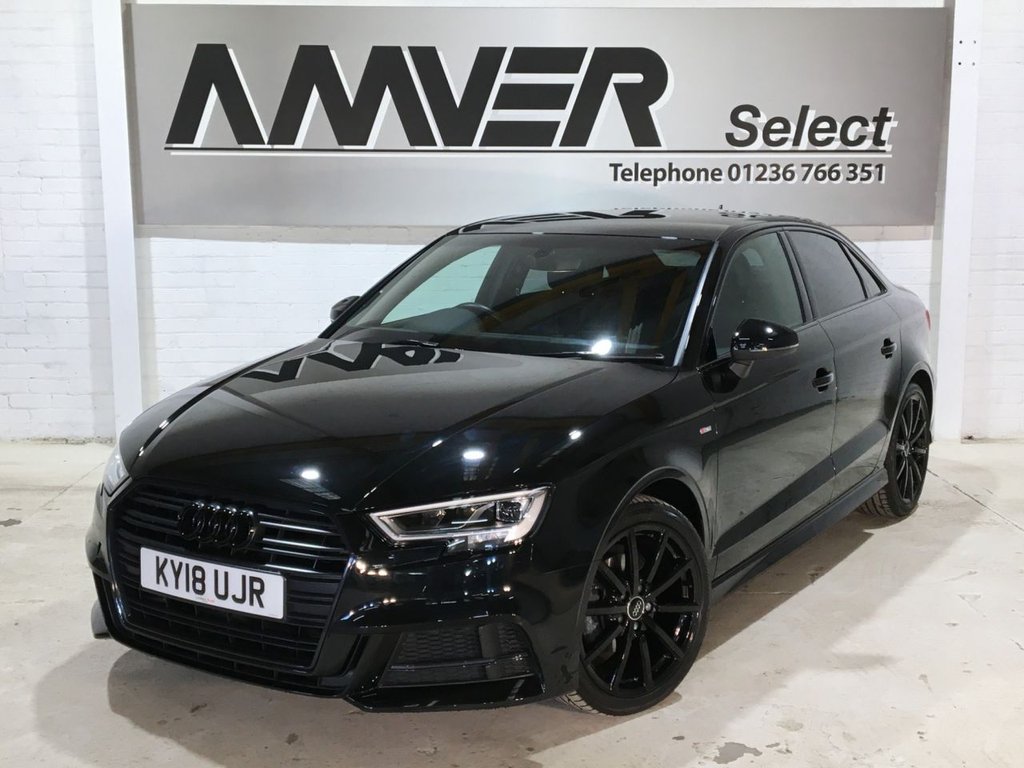 USED 2018 18 AUDI A3 1.5 TFSI BLACK EDITION 4d 148 BHP 