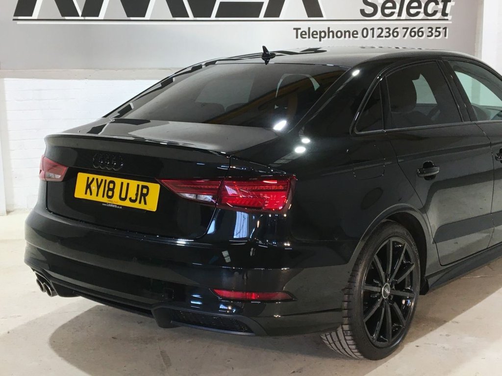 USED 2018 18 AUDI A3 1.5 TFSI BLACK EDITION 4d 148 BHP 