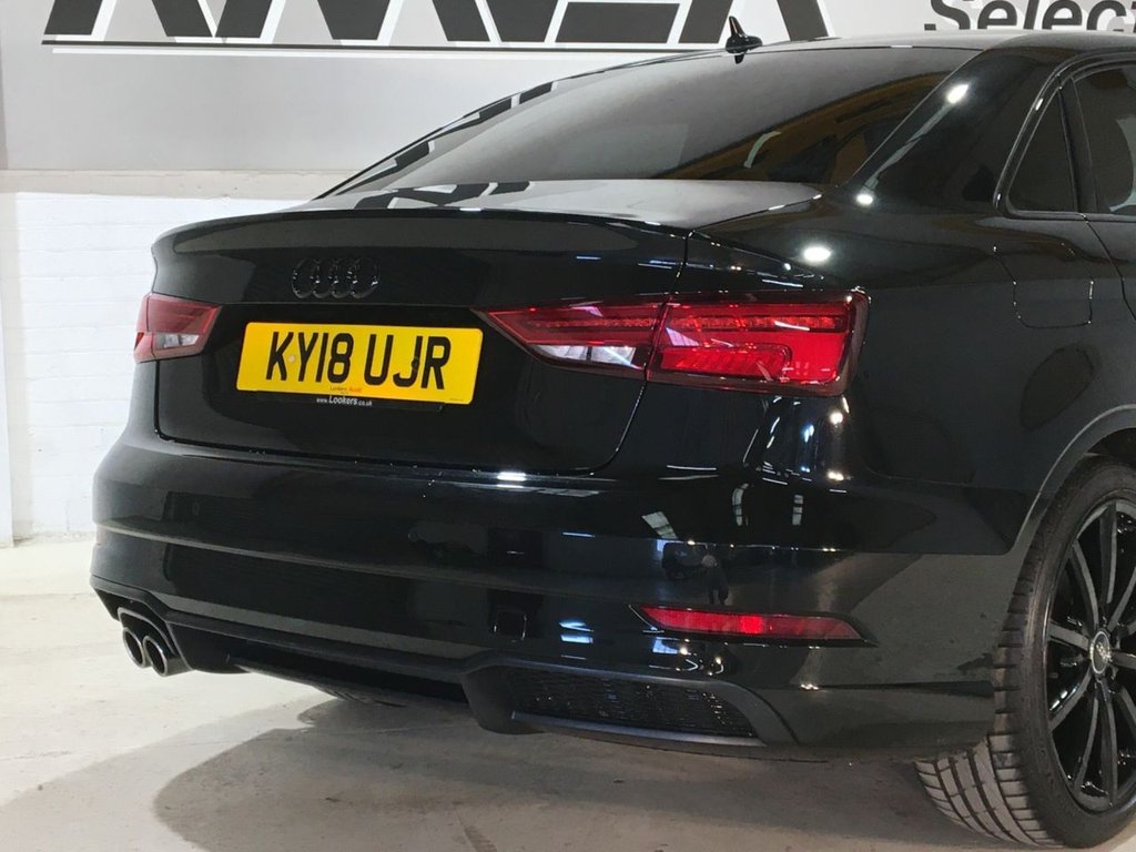 USED 2018 18 AUDI A3 1.5 TFSI BLACK EDITION 4d 148 BHP 
