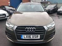 USED 2016 16 AUDI Q3 2.0 TDI QUATTRO SE 5d 148 BHP 1 OWNER AUTOMATIC WITH A VERY LOW MILEAGE