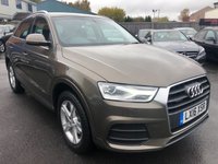 USED 2016 16 AUDI Q3 2.0 TDI QUATTRO SE 5d 148 BHP 1 OWNER AUTOMATIC WITH A VERY LOW MILEAGE