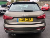 USED 2016 16 AUDI Q3 2.0 TDI QUATTRO SE 5d 148 BHP 1 OWNER AUTOMATIC WITH A VERY LOW MILEAGE