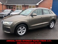 USED 2016 16 AUDI Q3 2.0 TDI QUATTRO SE 5d 148 BHP 1 OWNER AUTOMATIC WITH A VERY LOW MILEAGE