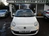 USED 2009 59 FIAT 500C 1.2 CONVERTIBLE LOUNGE DUALOGIC 3d 69 BHP AUTOMATIC *Optional extra Part Leather Seats, Automatic Climate Control + Rear Parking Sensors* Low Mileage, Excellent Service History, MOT until September 2021, Great fuel economy! Only &pound;30 Road Tax! Automatic