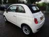USED 2009 59 FIAT 500C 1.2 CONVERTIBLE LOUNGE DUALOGIC 3d 69 BHP AUTOMATIC *Optional extra Part Leather Seats, Automatic Climate Control + Rear Parking Sensors* Low Mileage, Excellent Service History, MOT until September 2021, Great fuel economy! Only &pound;30 Road Tax! Automatic