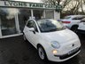 USED 2009 59 FIAT 500C 1.2 CONVERTIBLE LOUNGE DUALOGIC 3d 69 BHP AUTOMATIC *Optional extra Part Leather Seats, Automatic Climate Control + Rear Parking Sensors* Low Mileage, Excellent Service History, MOT until September 2021, Great fuel economy! Only &pound;30 Road Tax! Automatic