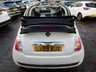 USED 2009 59 FIAT 500C 1.2 CONVERTIBLE LOUNGE DUALOGIC 3d 69 BHP AUTOMATIC *Optional extra Part Leather Seats, Automatic Climate Control + Rear Parking Sensors* Low Mileage, Excellent Service History, MOT until September 2021, Great fuel economy! Only &pound;30 Road Tax! Automatic