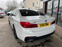 USED 2018 18 BMW 5 SERIES 3.0 540I XDRIVE M SPORT 4d 335 BHP PROFESSIONAL NAVIGATION WITH UPGRADED MAP/TRAFFIC UPDATES, GOOGLE ASSIST, FULL BMW SERVICE HISTORY, BMW BLACK OUT PACK, 20" BLACK ALLOYS,