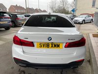 USED 2018 18 BMW 5 SERIES 3.0 540I XDRIVE M SPORT 4d 335 BHP PROFESSIONAL NAVIGATION WITH UPGRADED MAP/TRAFFIC UPDATES, GOOGLE ASSIST, FULL BMW SERVICE HISTORY, BMW BLACK OUT PACK, 20" BLACK ALLOYS,