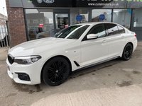 USED 2018 18 BMW 5 SERIES 3.0 540I XDRIVE M SPORT 4d 335 BHP PROFESSIONAL NAVIGATION WITH UPGRADED MAP/TRAFFIC UPDATES, GOOGLE ASSIST, FULL BMW SERVICE HISTORY, BMW BLACK OUT PACK, 20" BLACK ALLOYS,