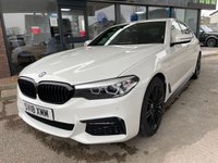 USED 2018 18 BMW 5 SERIES 3.0 540I XDRIVE M SPORT 4d 335 BHP PROFESSIONAL NAVIGATION WITH UPGRADED MAP/TRAFFIC UPDATES, GOOGLE ASSIST, FULL BMW SERVICE HISTORY, BMW BLACK OUT PACK, 20" BLACK ALLOYS,
