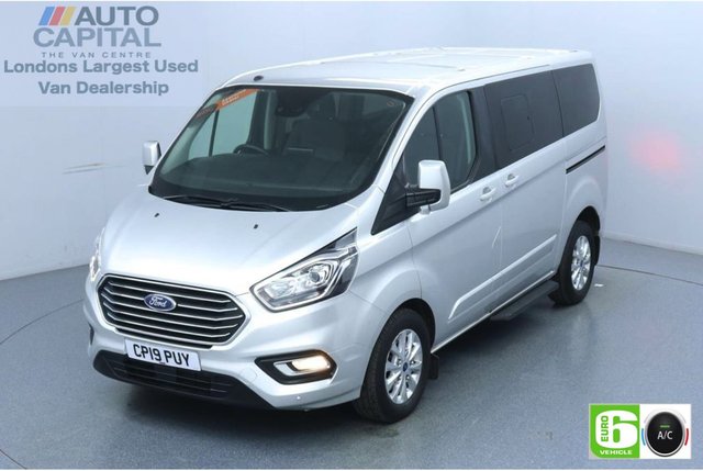 2019 19 FORD TOURNEO CUSTOM 2.0 320 Titanium L1 Auto 130 BHP 8 Seats Minibus Low Emission