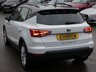 USED 2018 18 SEAT ARONA 1.0 TSI SE TECHNOLOGY DSG 5d 115 S/S 1 OWNER, FULL SERVICE HISTORY, BALANCE OF SEAT WARRANTY, SAT NAV, WIRELESS PHONE CHARGER, FULL LINK FOR APPLE CARPLAY ANDROID AUTO & MIRROR LINK, DAB RADIO, BLUETOOTH PHONE & MUSIC STREAMING, FRONT ASSIST AMBIENT TRAFFIC MONITORING, DSG AUTOMATIC GEARBOX, 17 INCH 10 SPOKE ALLOYS, REAR PARKING SENSORS WITH DISPLAY, LED DAYTIME RUNNING LIGHTS, AUTO LIGHTS, LEATHER MULTIFUNCTION STEERING WHEEL, CRUISE CONTROL, SPEED LIMITER, AIR COND, AUX INPUT, 2x USB PORTS, CD PLAYER, 2x SD CARD READERS, VAT Q