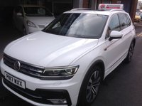 USED 2017 17 VOLKSWAGEN TIGUAN 2.0 TDI  R LINE NAV One Owner.......FVWSH