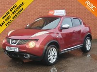 USED 2011 61 NISSAN JUKE 1.6 ACENTA PREMIUM 5d SAT NAV / REVERSE CAMERA 