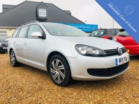USED 2011 11 VOLKSWAGEN GOLF 1.6 S TDI ESTATE Low Mileage Diesel Estate with just &pound;30 Road Tax