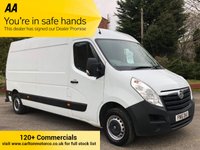 USED 2016 16 VAUXHALL MOVANO 2.3 F3500 L3H2 CDTI 135 BHP LWB MED ROOF PANEL VAN 
