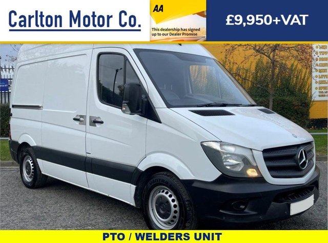 2015 15 Mercedes-Benz Sprinter 313 CDI 130 [ WELDERS / PTO GENERATOR 25KVA  ] SWB HIGH ROOF VAN [ A/C]
