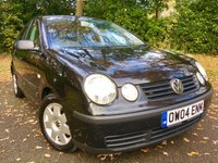 USED 2004 04 VOLKSWAGEN POLO 1.4 TWIST 5d AUTO 74 BHP ONLY 2 OWNERS / ONLY 55,000 MILES/FULL SERVICE HISTORY X8 SERVICE STAMPS/NEW BRAKE PADS AND DISCS ALLROUND JUST RENEWED GREAT CONDITION FOR THE YEAR INSIDE AND OUT,NEW BRAKE PADS AND DISCS ALL ROUND JUST RENEWED