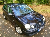 USED 2004 04 VOLKSWAGEN POLO 1.4 TWIST 5d AUTO 74 BHP ONLY 2 OWNERS / ONLY 55,000 MILES/FULL SERVICE HISTORY X8 SERVICE STAMPS/NEW BRAKE PADS AND DISCS ALLROUND JUST RENEWED GREAT CONDITION FOR THE YEAR INSIDE AND OUT,NEW BRAKE PADS AND DISCS ALL ROUND JUST RENEWED