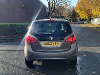 USED 2012 62 VAUXHALL MERIVA 1.4 ACTIVE 5d 99 BHP VERY WELL MAINTAINED++FINANCE AVAIL