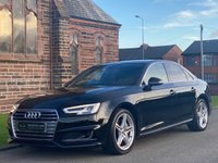 USED 2017 66 AUDI A4 2.0 TDI ULTRA S LINE 4d 188 BHP ++ 1 OWNER ++ FULL HISTORY ++ SAT NAV ++