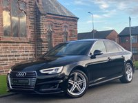 USED 2017 66 AUDI A4 2.0 TDI ULTRA S LINE 4d 188 BHP ++ 1 OWNER ++ FULL HISTORY ++ SAT NAV ++