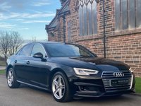 USED 2017 66 AUDI A4 2.0 TDI ULTRA S LINE 4d 188 BHP ++ 1 OWNER ++ FULL HISTORY ++ SAT NAV ++