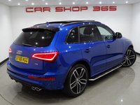 USED 2017 66 AUDI SQ5 3.0 BITDI (334 BHP) PLUS SPECIAL EDITION QUATTRO TIPTRONIC (S/S)..SEPANG BLUE..NAV..PANORAMIC SUNROOF..E/HEATED DIAMOND QUILT LEATHER..B&O..KEYLESS..R/CAM..XENONS..CARBON FIBRE TRIM B/O+PAN S/ROOF+R/CAM+XENON+LEATHER+NAV+CRUISE+KLESS