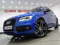 USED 2017 66 AUDI SQ5 3.0 BITDI (334 BHP) PLUS SPECIAL EDITION QUATTRO TIPTRONIC (S/S)..SEPANG BLUE..NAV..PANORAMIC SUNROOF..E/HEATED DIAMOND QUILT LEATHER..B&O..KEYLESS..R/CAM..XENONS..CARBON FIBRE TRIM B/O+PAN S/ROOF+R/CAM+XENON+LEATHER+NAV+CRUISE+KLESS