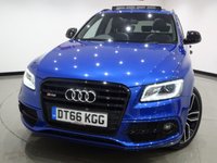 USED 2017 66 AUDI SQ5 3.0 BITDI (334 BHP) PLUS SPECIAL EDITION QUATTRO TIPTRONIC (S/S)..SEPANG BLUE..NAV..PANORAMIC SUNROOF..E/HEATED DIAMOND QUILT LEATHER..B&O..KEYLESS..R/CAM..XENONS..CARBON FIBRE TRIM B/O+PAN S/ROOF+R/CAM+XENON+LEATHER+NAV+CRUISE+KLESS