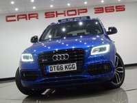 USED 2017 66 AUDI SQ5 3.0 BITDI (334 BHP) PLUS SPECIAL EDITION QUATTRO TIPTRONIC (S/S)..SEPANG BLUE..NAV..PANORAMIC SUNROOF..E/HEATED DIAMOND QUILT LEATHER..B&O..KEYLESS..R/CAM..XENONS..CARBON FIBRE TRIM B/O+PAN S/ROOF+R/CAM+XENON+LEATHER+NAV+CRUISE+KLESS