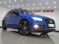 USED 2017 66 AUDI SQ5 3.0 BITDI (334 BHP) PLUS SPECIAL EDITION QUATTRO TIPTRONIC (S/S)..SEPANG BLUE..NAV..PANORAMIC SUNROOF..E/HEATED DIAMOND QUILT LEATHER..B&O..KEYLESS..R/CAM..XENONS..CARBON FIBRE TRIM B/O+PAN S/ROOF+R/CAM+XENON+LEATHER+NAV+CRUISE+KLESS