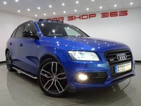USED 2017 66 AUDI SQ5 3.0 BITDI (334 BHP) PLUS SPECIAL EDITION QUATTRO TIPTRONIC (S/S)..SEPANG BLUE..NAV..PANORAMIC SUNROOF..E/HEATED DIAMOND QUILT LEATHER..B&O..KEYLESS..R/CAM..XENONS..CARBON FIBRE TRIM B/O+PAN S/ROOF+R/CAM+XENON+LEATHER+NAV+CRUISE+KLESS