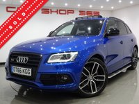 USED 2017 66 AUDI SQ5 3.0 BITDI (334 BHP) PLUS SPECIAL EDITION QUATTRO TIPTRONIC (S/S)..SEPANG BLUE..NAV..PANORAMIC SUNROOF..E/HEATED DIAMOND QUILT LEATHER..B&O..KEYLESS..R/CAM..XENONS..CARBON FIBRE TRIM B/O+PAN S/ROOF+R/CAM+XENON+LEATHER+NAV+CRUISE+KLESS