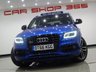 USED 2017 66 AUDI SQ5 3.0 BITDI (334 BHP) PLUS SPECIAL EDITION QUATTRO TIPTRONIC (S/S)..SEPANG BLUE..NAV..PANORAMIC SUNROOF..E/HEATED DIAMOND QUILT LEATHER..B&O..KEYLESS..R/CAM..XENONS..CARBON FIBRE TRIM B/O+PAN S/ROOF+R/CAM+XENON+LEATHER+NAV+CRUISE+KLESS