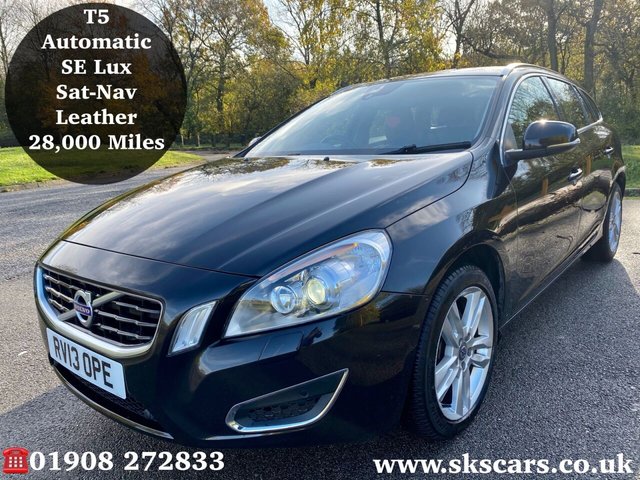 2013 13 Volvo V60 2.0 T5 SE LUX 5d 237 BHP