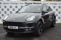 USED 2016 66 PORSCHE MACAN 3.0 D S PDK 5d 258 BHP MASSIVE SPECIFICATION  VOLCANO GREY/21IN ALLOYS/BLACK PACK
