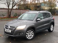 USED 2011 11 VOLKSWAGEN TIGUAN 2.0 MATCH TDI BLUEMOTION TECHNOLOGY 5d 138 BHP GREAT SPEC++FINANCE AVAILABLE