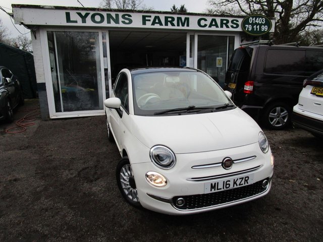 2016 16 Fiat 500 1.2 LOUNGE 3d 69 BHP NEW SHAPE