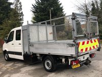 USED 2013 13 VOLKSWAGEN CRAFTER 2.0 CR35 TDI 110 D/CREW CAB DROPSIDE CAGED SIDES POD TOOL BOX 