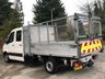 USED 2013 13 VOLKSWAGEN CRAFTER 2.0 CR35 TDI 110 D/CREW CAB DROPSIDE CAGED SIDES POD TOOL BOX 