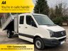 USED 2013 13 VOLKSWAGEN CRAFTER 2.0 CR35 TDI 110 D/CREW CAB DROPSIDE CAGED SIDES POD TOOL BOX 