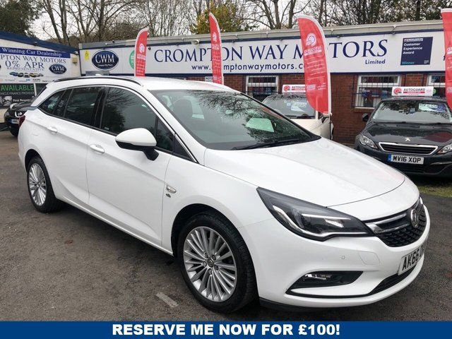 2016 66 VAUXHALL ASTRA 1.6 ELITE NAV CDTI 5d 134 BHP