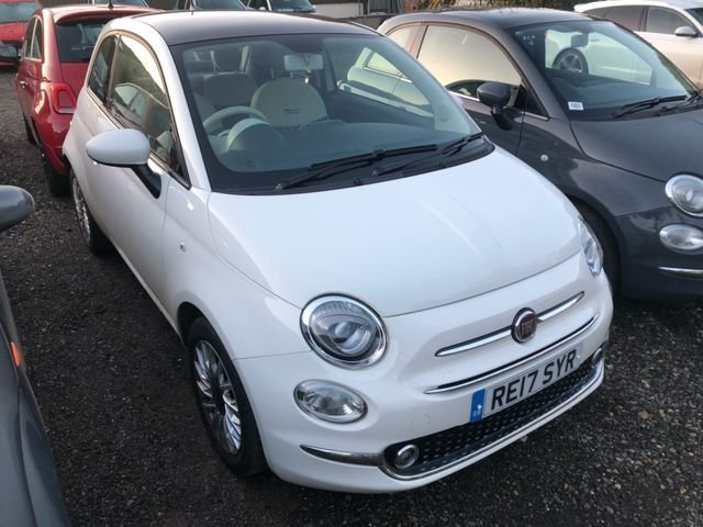 2017 17 Fiat 500 1.2 LOUNGE 3d 69 BHP NEW SHAPE