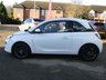 USED 2014 14 VAUXHALL ADAM 1.2 GLAM Finished in SATURDAY WHITE FEVER metalic with contrasting Trim. This nimble good looking small hatch is a great choice if you are looking for a small car. It packs a host of features which include, DAB radio, B/Tooth, Cruise Control, LED Day Lights, 17" Black Alloys and much more. Serviced at 6823 miles, 13572 miles, 18546 miles, 39588 miles, 46019 miles, 52788 miles, 57446 miles and at 62054 miles.