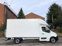 USED 2016 65 VAUXHALL MOVANO F3500 CDTi 125 L3 LUTON BOX VAN + T/LIFT  