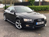 USED 2014 14 AUDI A5 2.0 TDI SE 2d 161 BHP VERY WELL MAINTAINED++TOP SPEC
