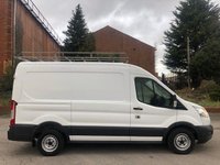 USED 2015 65 FORD TRANSIT 290 TDCi 100 L2 H2 MWB [ LOW MILEAGE ] ROOF RACK  P/V 