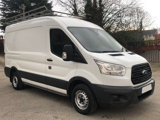 2015 65 Ford Transit 290 TDCi 100 L2 H2 MWB [ LOW MILEAGE ] ROOF RACK  P/V